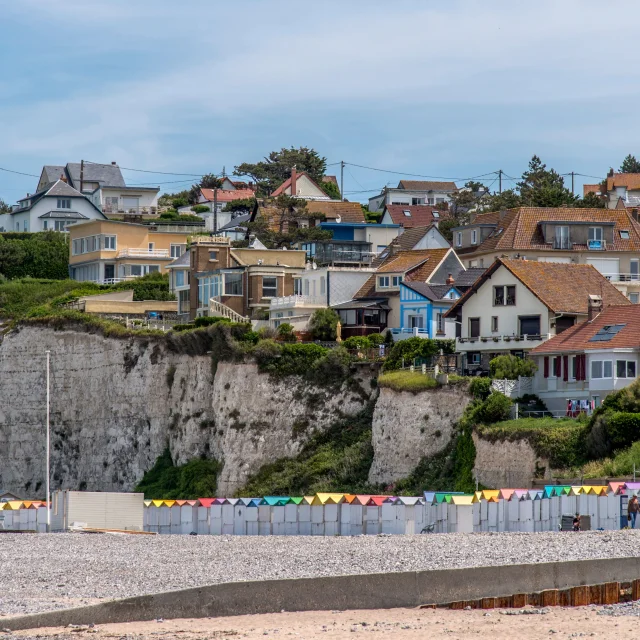 Criel-sur-Mer, plage et cabines